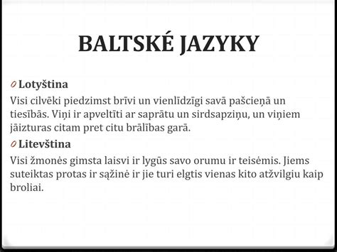 baltové|Baltské jazyky